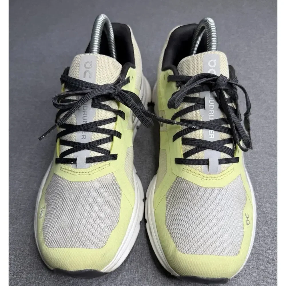 On Cloud Women’s Running Mesh Athletic Sneakers Yellow White Gray 7.5